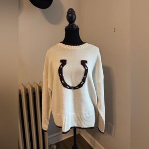 Soho & Stella Horse Shoe Knitted Sweater